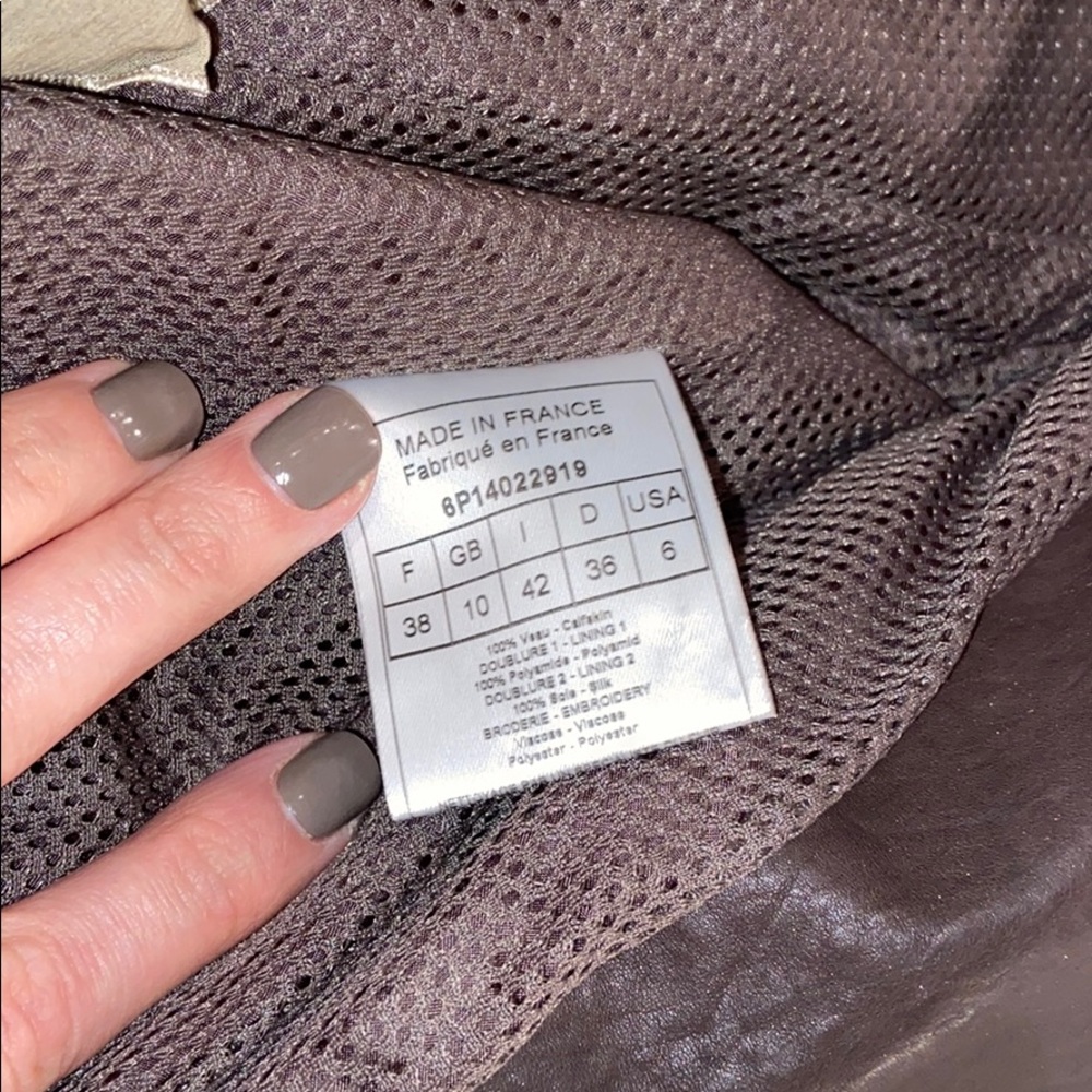 Brown Leather Christian Dior Jacket - Picture 11 of 11